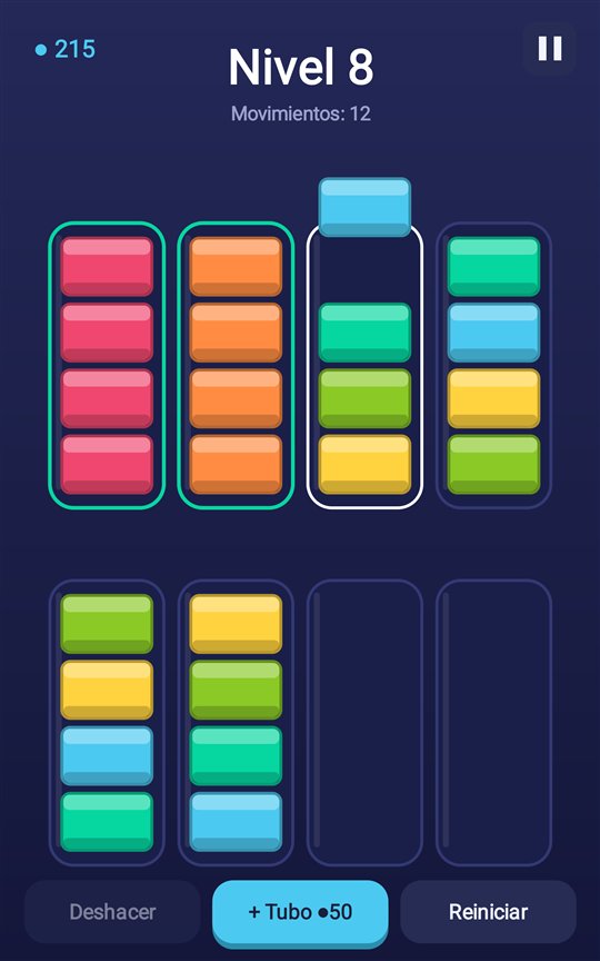 Brickaro Sort en una tablet
